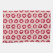 Kernhart - magenta rood - naadloos patroon. theedoek (Horizontaal)