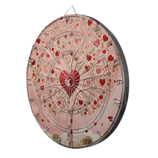 kernhout dartbord (Voorkant Rechts)