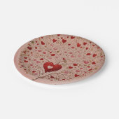 kernhout papieren bordje (Gekanteld)