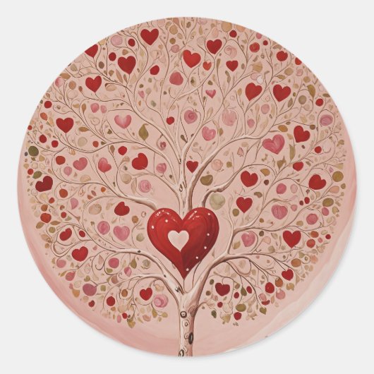 kernhout ronde sticker (Voorkant)