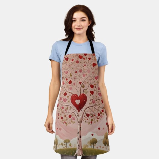 kernhout schort (Gedragen)