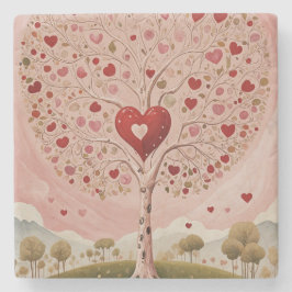 kernhout stenen onderzetter