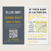 Kernicterus preventie Kaarten Visitekaartje (Voorkant /achterkant)