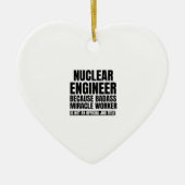 Kerningenieur, omdat een wondermiddel in de badas keramisch ornament (Voorkant)