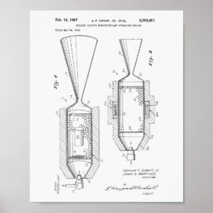 Kernisotopenmotor 1963 Whitepaper over octrooien Poster