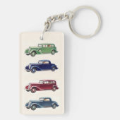Kernketen van Vintage-auto's Sleutelhanger (achterkant)