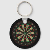 Kernketting met dartboard sleutelhanger (Voorkant)