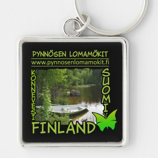 Kernketting Pynnösen Lomamökit Sleutelhanger (Voorkant)