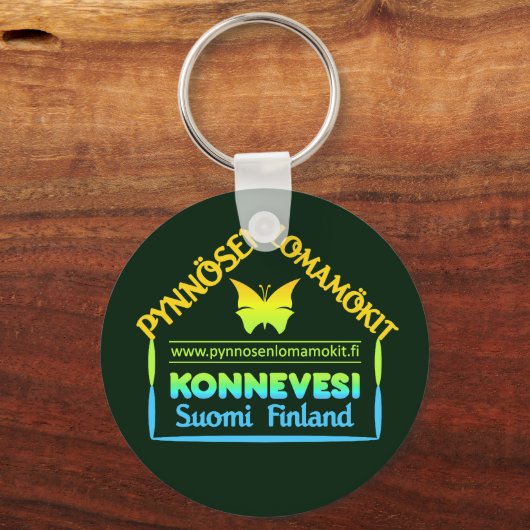 Kernketting Pynnösen Lomamökit Sleutelhanger (Voorkant)