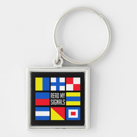 Kernketting van maritieme vlaggen sleutelhanger (Voorkant)