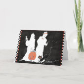 Kernkracht en Martinis Ghost Halloween Pilates Kaart (Voorkant)