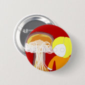 Kernmeisje Ronde Button 5,7 Cm (Voorkant /achterkant)