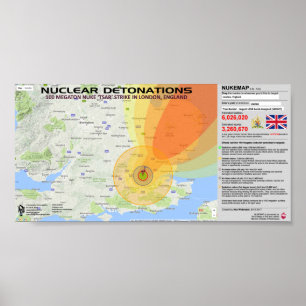 Kernontploffingen - Engeland Poster