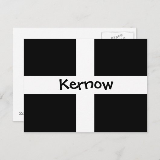 Kernow - Cornwall Briefkaart (Voorkant / Achterkant)