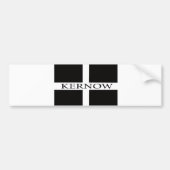 Kernow (Cornwall) vlag Bumpersticker (Voorkant)
