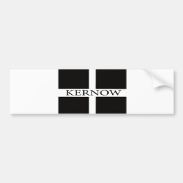 Kernow (Cornwall) vlag Bumpersticker