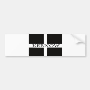 Kernow (Cornwall) vlag Bumpersticker
