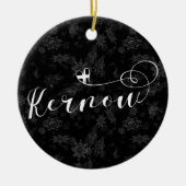 Kernow Flag in Heart, Cornish, Cornwall Keramisch Ornament (Voorkant)