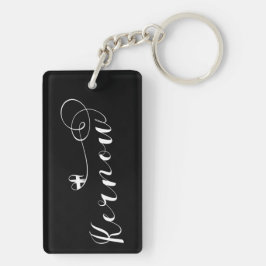 Kernow Flag in Heart, Cornish, Cornwall Sleutelhanger