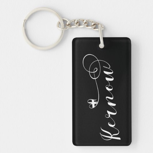 Kernow Flag in Heart, Cornish, Cornwall Sleutelhanger (Voorkant)