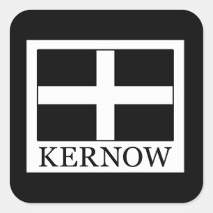 Kernow Vierkante Sticker