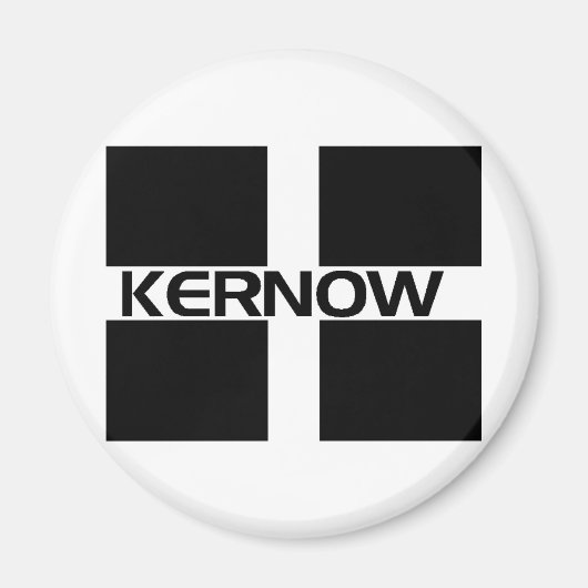 KERNOW-VLAG MAGNEET (Voorkant)