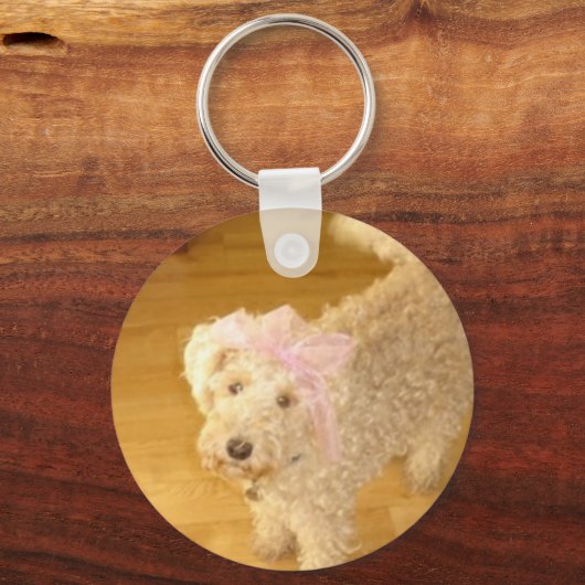 Kernring schattige zeebodem sleutelhanger (Voorkant)