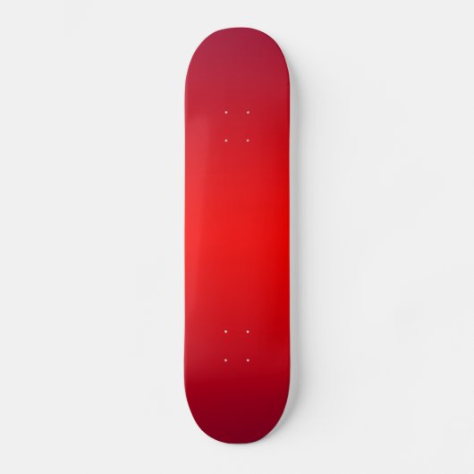 Kernrode gradiënt - Poppy Reds Sjabloon leeg Skateboard (Voorkant)