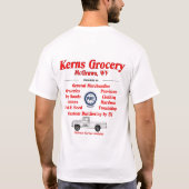 Kerns Grocery T-Shirt (Achterkant)