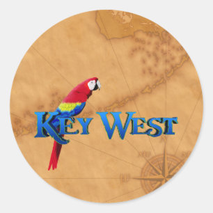 Kernscherm en -kaart ronde sticker
