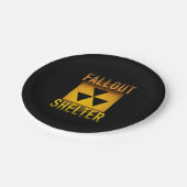 Kernstoppelhouder voor atoomtijdperk: papieren bordje (Gekanteld)