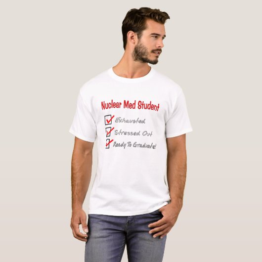 Kernstudent: "Klaar om te Afstuderen!" T-shirt (Voorkant volledig)