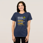 Kerntechnicus Definitie Grappig T-Shirt (Voorkant volledig)