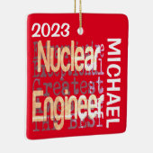 Kerntechnisch Extraordinaire KLANT Keramisch Ornament (Rechts)