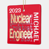 Kerntechnisch Extraordinaire KLANT Keramisch Ornament (Links)