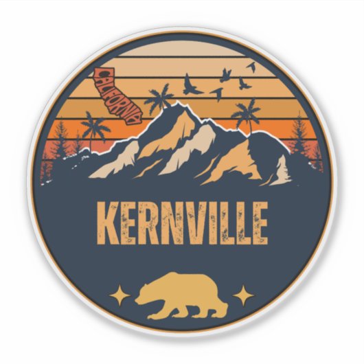 Kernville, Californië Sticker (Voorkant)