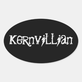 Kernvillian Ovale Sticker