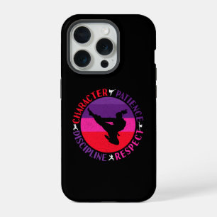 Kernwaarden van vechtsporten - Karate iPhone 15 Pro Case