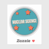 Kernwetenschap Sticker (Vel)