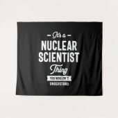 Kernwetenschappelijke titel Titel baan Gift Wandkleed (Voorkant (horizontaal))