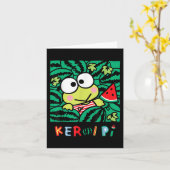 Keroppi Watermeloen Zomerplezier Kaart (Gele Bloem)