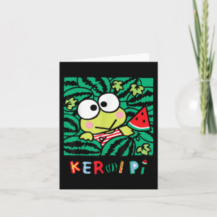Keroppi Watermeloen Zomerplezier Kaart