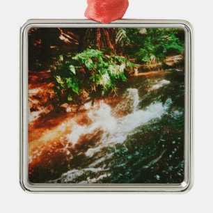 Kerosene Creek, Rotorua, Nieuw-Zeeland Metalen Ornament
