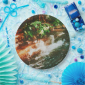 Kerosene Creek, Rotorua, Nieuw-Zeeland Papieren Bordje (Feest)