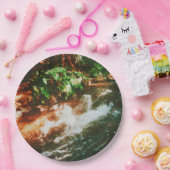 Kerosene Creek, Rotorua, Nieuw-Zeeland Papieren Bordje (Feest)