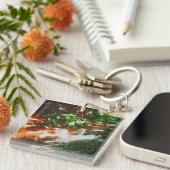 Kerosene Creek, Rotorua, Nieuw-Zeeland Sleutelhanger (Voorkant Rechts)