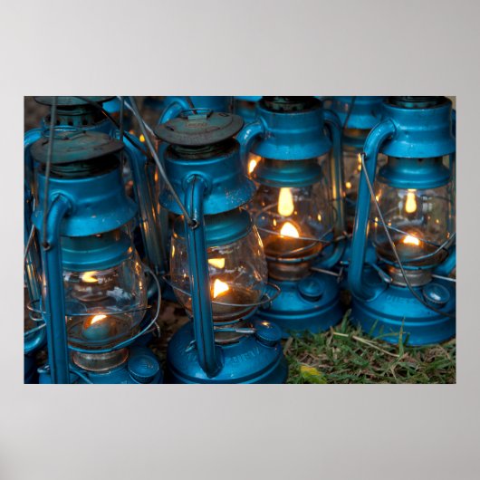 Kerosene Lamps Ol Pejeta Bush Camp Poster (Voorkant)