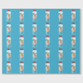 Kerosinefles Parafin Cadeaupapier (Vlak)
