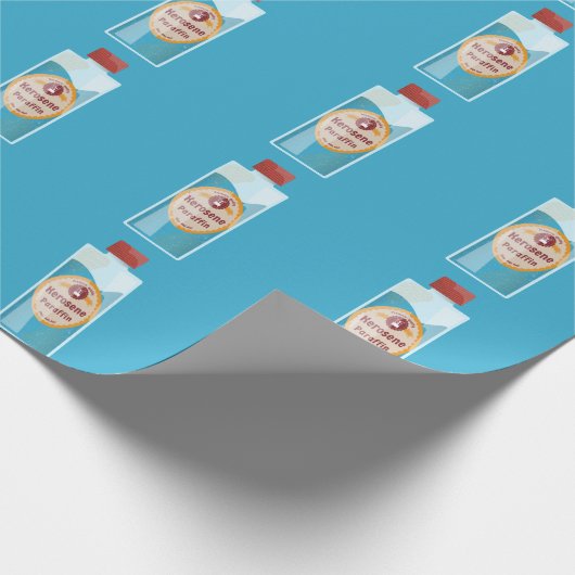 Kerosinefles Parafin Cadeaupapier (Hoek)
