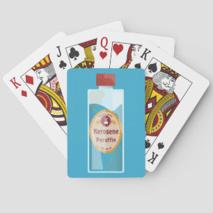 Kerosinefles Parafin Pokerkaarten